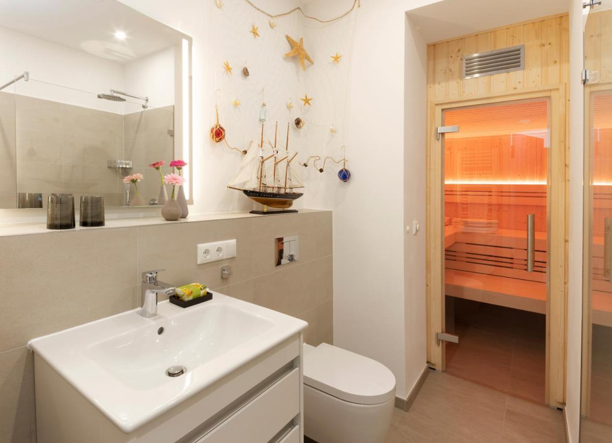 Safari Lodge Prora - Mit Sauna Und Direktem Strandzugang บินซ์ ภายนอก รูปภาพ